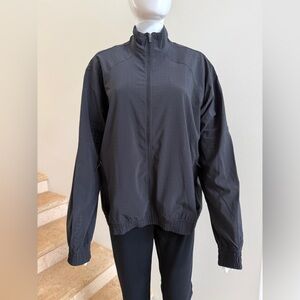 NWOT LULULEMON Adapted State Perforated Track Jacket, Size 12, Black